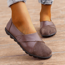 Sapatilha Ortopédica Feminina Loafer Couro - Frete Grátis Loja Rinove