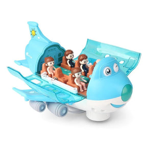 Avião de Brinquedo 360 com 4 Bonecos